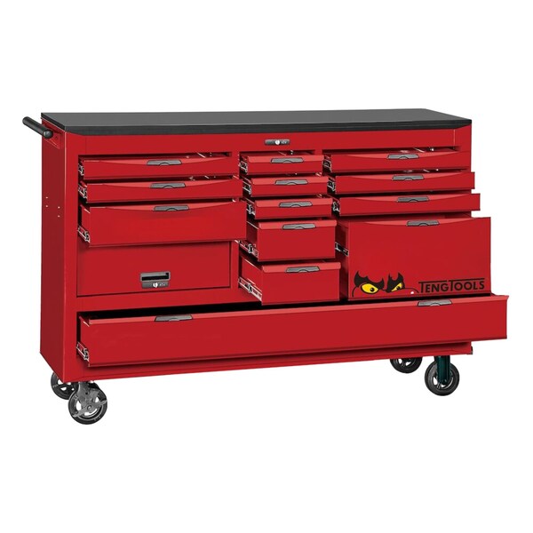 Roller Cabinet, 13 Drawer, 67 in W